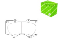 фото thumb №1, Тормозные колодки тормозные toyota land cruiser prado 02- перед valeo