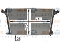 фото thumb №1, Радіатор audi a7 4k8 18- 8w0121251ak