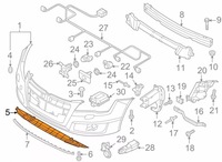 фото thumb №11, Audi a7 4g передняя часть бампер дефлектор 4g8807611a oem