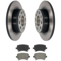 фото thumb №1, Тормозные диски + тормозные колодки задняя vw golf v vi plus jetta 260mm