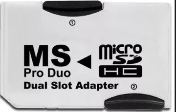 КАРТА ПАМЯТИ 16 ГБ + АДАПТЕР MS PRO DUO/SONY PSP