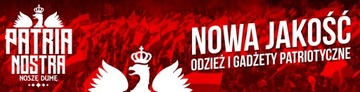Szalik POLSKA dwustronny KIBIC z orłem Mistrzostwa