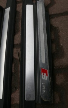 фото thumb №7, Планки накладки порога пороговые s-line audi s6 a6 c5
