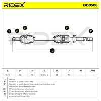 фото thumb №3, Привідний вал привідна mini schrägheck r50, r53 cabrio