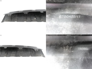 фото thumb №14, Maserati levante m161 16-24 спойлер дифузор накладка w бампер перед