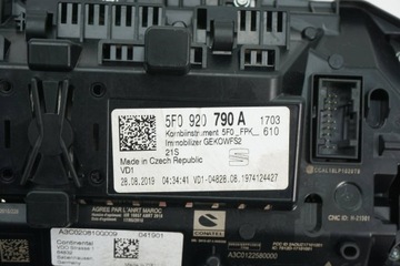 фото thumb №7, Спідометр  манометр seat leon 5f0920790a