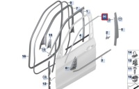 Купити Bmw x5 f15 m f85 передня частина правий window top 51317289636, фото thumb