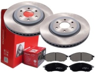 фото thumb №1, Тормозные диски тормозные колодки brembo перед nissan navara d40 320mm