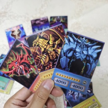 Открытки Yu-Gi-Oh DIY, Дуэль, Голубоглазый Белый Дракон, Темный Архимаг