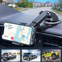 АВТОМОБИЛЬНЫЙ ДЕРЖАТЕЛЬ ДЛЯ ТЕЛЕФОНА ЛОБОВОЕ СТЕКЛО КАБИНЫ РЕШЕТКА СИЛЬНАЯ РЕГУЛИРУЕМАЯ