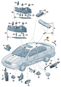 фото thumb №3, Відбивач бампера зад праві skoda rapid spaceback 2014-2022 оригінал