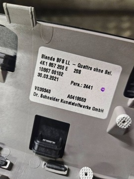 фото thumb №9, Audi a6 s6 c8 4k 2021 з спереду консоль середня / радіо / gps