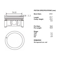 фото thumb №1, Iap quality parts 100-00106 поршень