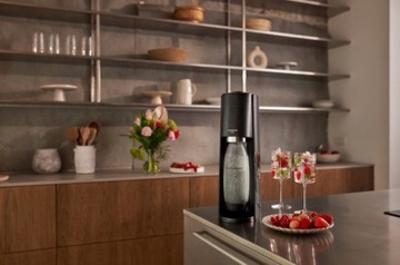 НАБОР Сатуратор SodaStream Terra черная бутылка + картридж + сироп Pepsi Max