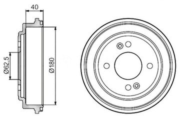 фото thumb №2, Барабан ham. hyundai t. getz 1,1-1,6 02-10