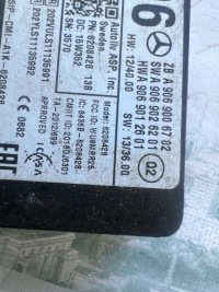 Mercedes sprinter w-906 модуль радар датчик distronic a-9069006702 Оригинал, фото thumb