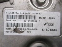 фото thumb №7, Giulietta 1.4 b 10r блок управления двигателем (эбу, мозги двигателя, контроллер двигателя) 51891833 00518918330