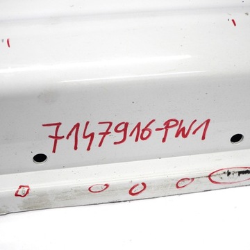 фото thumb №13, Mini cooper s r56 поріг планка захист порогова права біла