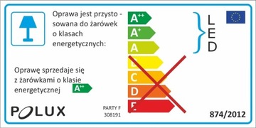 Уличная светодиодная садовая гирлянда 2м 10xE27 6Вт IP44