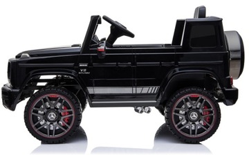 MERCEDES G63 АККУМУЛЯТОРНЫЙ АВТОМОБИЛЬНЫЙ КОЖАНЫЙ ПИЛОТ 12V7Ah КОЛЕСА EVA 4-ДВИГАТЕЛИ 4x4