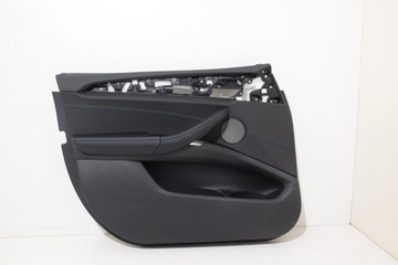 фото thumb №13, Bmw ix3 g08 lci оббивка сидіння диван шкіра vernasca чорна nić синя