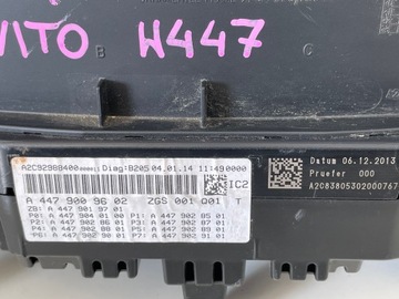 фото thumb №8, Спідометр  прилади mercedes vito w447 a2c92988400