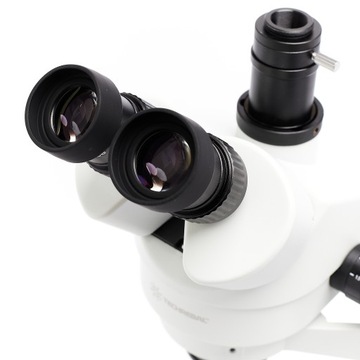 ТРИНОКУЛЯРНЫЙ МИКРОСКОП + ОБЪЕКТИВ 0,5X WD165MM