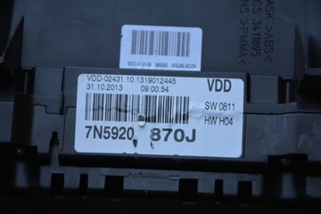 фото thumb №6, Спидометр приборы vw sharan seat alhambra 7n0920870j