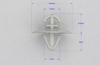 фото thumb №4, 10x клипса накладки боковой renault kangoo master