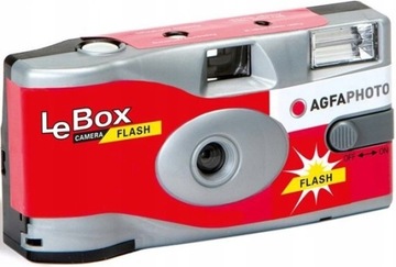 Aparat jednorazowy AGFA LeBox ISO 400 27 flash