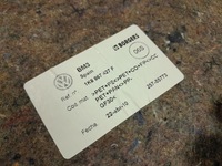 фото thumb №8, Vw scirocco обивка обшивка багажника левый задняя 1k8867427f