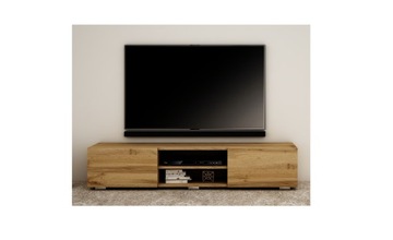 STOJĄCA SZAFKA RTV 120 CM DĄB WOTAN / POŁYSK/ MAT