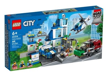 LEGO CITY (60316) НАБОР «ШТАБ-КВАРТИРА ПОЛИЦЕЙСКОГО УЧАСТКА» «ГОРОДСКИЕ БЛОКИ»