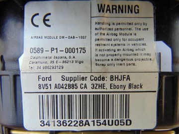 фото thumb №8, Подушка водія подушка безпеки ford fiesta mk7 рестайлінг ecosort mk2