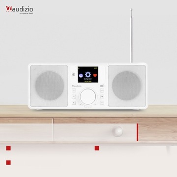 DAB-радио, Интернет-радио WiFi Bluetooth, белый