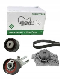 Schaeffler ina 530 0582 30 насос водяна + набір ремінь розподільного валу Доставка, фото thumb