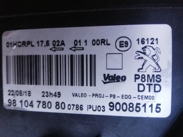 фото thumb №13, Peugeot 3008 ii 5008 ii 16-лампи лампа ліва i права led супер