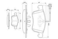 фото thumb №8, Bosch 986 494 071 набір гальмівні колодки гальмівних,