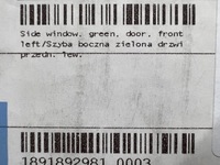 фото thumb №8, Скло бокова зелена двері перед ліва лівий bmw f15 x5 f85 x5m нова oem
