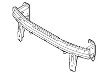 фото thumb №1, Балка бампера передній hyundai i20 2017