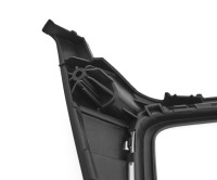 фото thumb №11, Решітка радіатора бампера do vw polo vi 2017- 2g0853665g ліва чорний матовий текстура