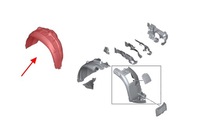 фото thumb №12, Bmw x1 e84 09-15 тканинний підкрилок задні праве