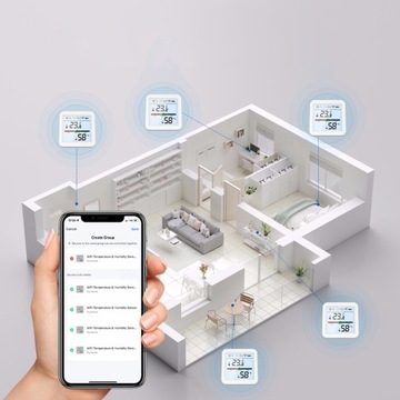 TUYA HIGRO WIFI Датчик ТЕМПЕРАТУРЫ И ВЛАЖНОСТИ