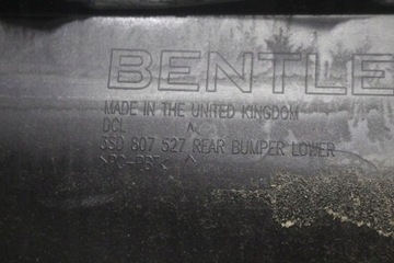 фото thumb №10, Накладка бампера спойлер зад bentley continental gt 3sd807527