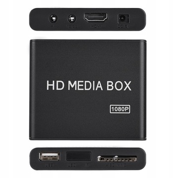 Мини-медиаплеер Full HD 110–240 В