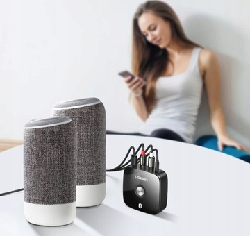 АДАПТЕР ПРИЕМНИКА BLUETOOTH 5.0 RCA + КАБЕЛИ