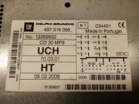 Радио cd30 13289932 дисплей 13275077 навигации opel zafira b европа Недорого, фото thumb