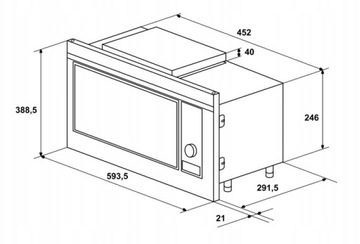Zestaw AMICA ED37515B + AMGB20E3GB + PIH6540PHTUN