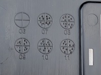 фото thumb №9, Peugeot 4007 молдинг бампера передний перед 6402a113 новый оригинал