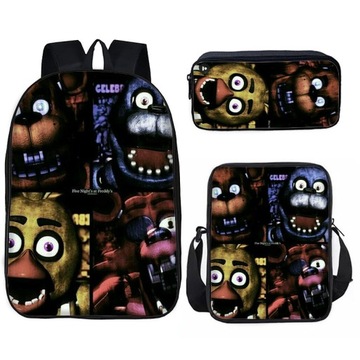 FIVE NIGHTS AT FREDDY'S ZESTAW SZKOLNY PLECAK A4 TORBA PIÓRNIK NOWE